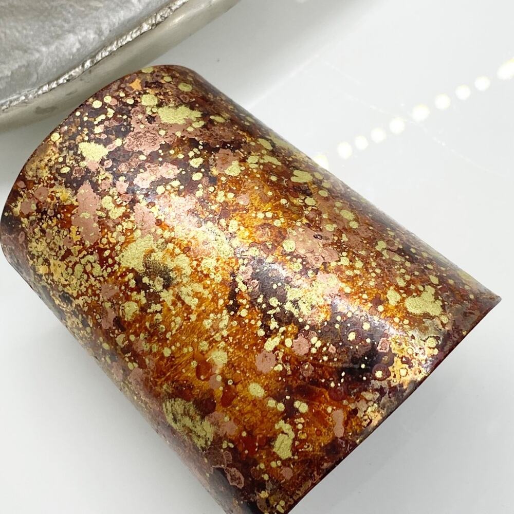 NEW Free People Large Granite and Copper Patina Cuff